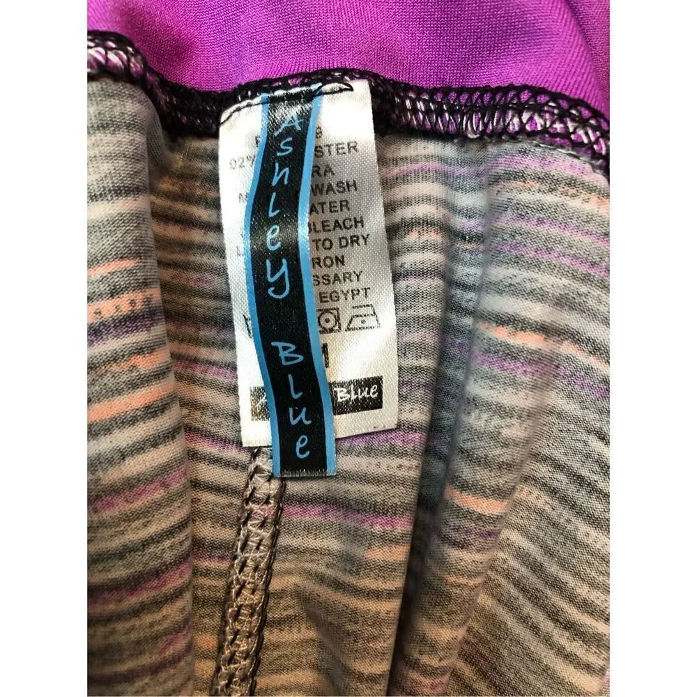 Ashley Blue space dye yoga capris
